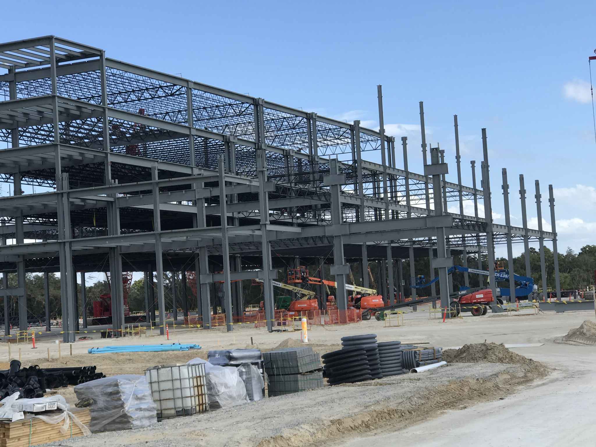 Harney – Fulfillment Center steel erection image 15