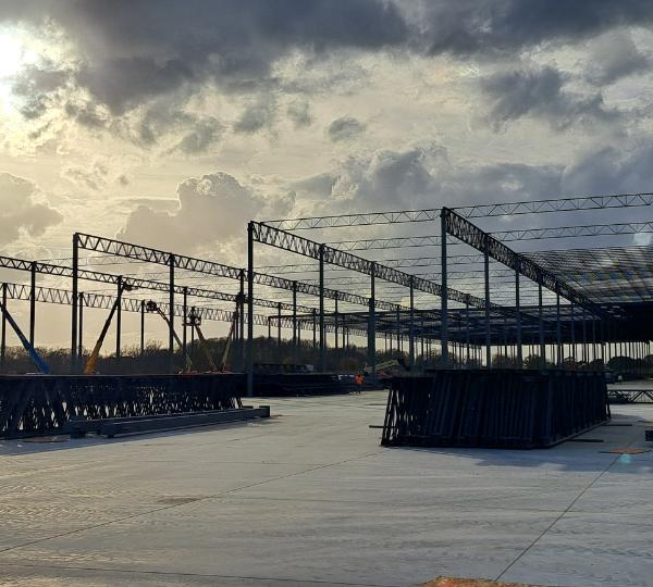 TCC Downville Pike – Warehouse / Distribution steel erection image 4