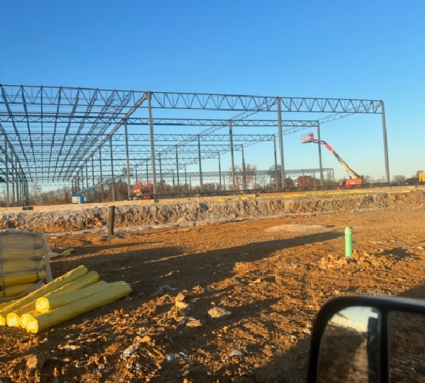 TCC Downville Pike – Warehouse / Distribution steel erection image 5